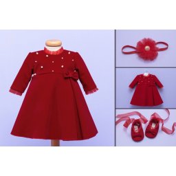 Set botez 3 piese Red Velvet