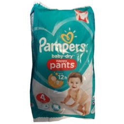 Scutece chilotel Pampers Baby-Dry Nappy Pants nr 4 (9-15kg) 4 buc x 6 pachete (24 scutece)