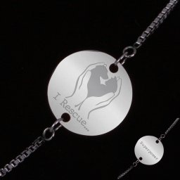 Bratara Gravata Argintie din Inox Superpower I Rescue