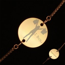 Bratara Gravata Aurie din Inox Superpower I Buy