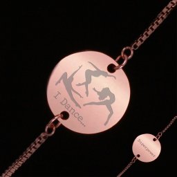 Bratara Gravata Rose Gold din Inox Superpower I Dance
