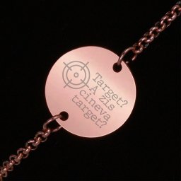 Bratara Gravata Rose Gold din Inox Rotund Target
