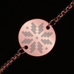 Bratara Gravata Rose Gold din Inox Rotund Traditie