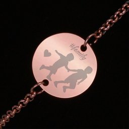 Bratara Gravata Rose Gold din Inox Rotund Mamica de Baieti