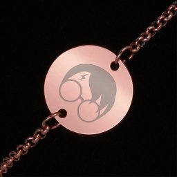 Bratara Gravata Rose Gold din Inox Rotund Magic