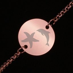 Bratara Gravata Rose Gold din Inox Rotund Marea