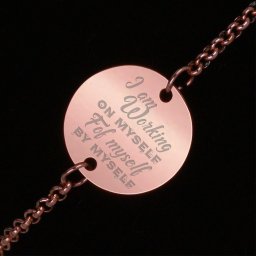 Bratara Gravata Rose Gold din Inox Rotund Myself