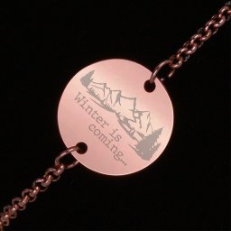 Bratara Gravata Rose Gold din Inox Rotund Vine Iarna