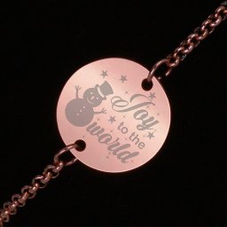 Bratara Gravata Rose Gold din Inox Rotund Joy