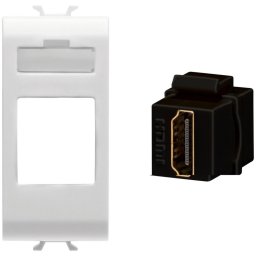 Priza HDMI 1 modul Gewiss Chorus GW10431 + GW38056
