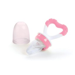 Dispozitiv de hranire si jucarie gingivala cool pink
