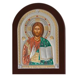 Icoana Argint Iisus Hristos 12x15 cm