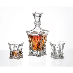 Set 6 Pahare cu Sticla Whisky Cristal Bohemia X-Lady