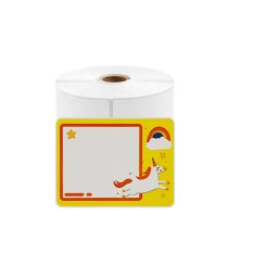 Etichete termice scolare 40 x 30 mm model Unicorn pentru imprimante AIMO si Phomemo M110 M200 M220, 230 etichete