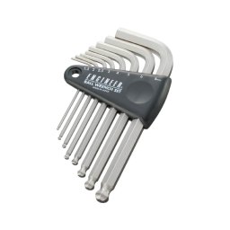 Set 8 chei imbus magnetice ENGINEER cu cap sferic, brat scurt E i unghi de lucru 30 , 1,5-8 mm, Fabricat A n Japonia TWB-04