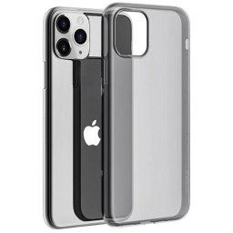 Husa Silicon iPhone 11 Pro Max Grey Ultra Thin Borofone Transparenta