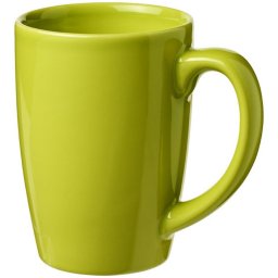 Cana cu design modern, 350 ml, 12x11xø8 cm, Everestus, 20SEP1001, Ceramica, Verde