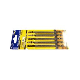 Panza, lama, fierastrau pendular, pentru lemn, plastic, HCS, prindere tip T, set 5 buc, 125 mm, Drel