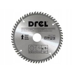 Disc circular vidia, 60 dinti, 180 mm, Drel