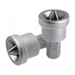 Varfuri, biti, cu opritor, gips carton, PH2, 1/4", set 2 buc, PH2x25 mm, Drel