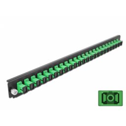 Panou 19" pentru carcasa 24 porturi SC Simplex OS2 verde, Delock 43352