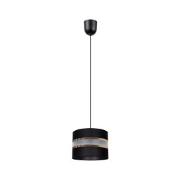 Lustră pe cablu CORAL 1xE27/60W/230V negru