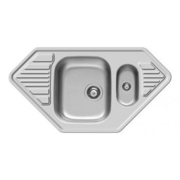 Chiuveta Inox MEDUSA CORNER 95x50 1 1/2B 2D SM