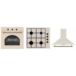 Set Rustic Pyramis SMARTLINE Bej Plus, cuptor, plita, hota