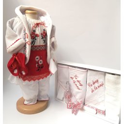 Set Traditional Botez Fetita - Costumas + Trusou