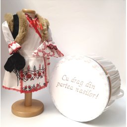 Set Traditional Botez Fetita - Costumas + Cutie trusou 3