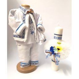 Set Traditional Botez Baiat - Costumas + Lumanare