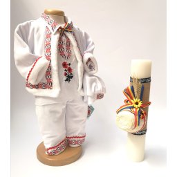 Set Traditional Botez Baiat - Costumas + Lumanare 2