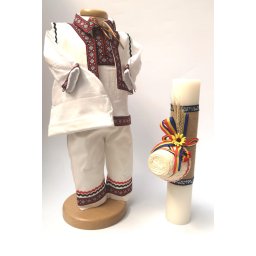 Set Traditional Botez Baiat - Costumas + Lumanare 3