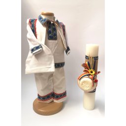 Set Traditional Botez Baiat - Costumas + Lumanare 4