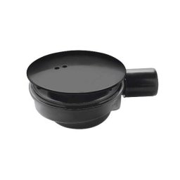 Sifon cadita dus negru Ø 90 mm , antimiros, PVC , negru