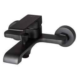 Baterie baie cada neagra , pipa fixa, monocomanda Loge