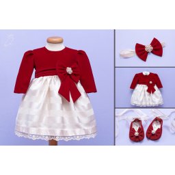 Set botez 3 piese Red Velvet Darling