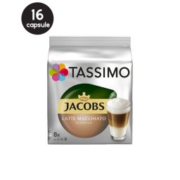 16 (8+8) Capsule Tassimo Jacobs Latte Macchiato