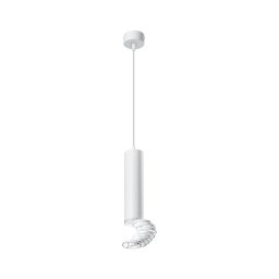 Lustră pe cablu TUBA 1xGU10/50W/230V alb