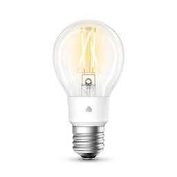 Bec LED inteligent cu filament TP-Link Kasa Smart KL50, Wi-FI, Android & IOS, E27, consum 7W, 800 lm, Alb