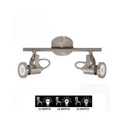 Briloner 2712-022 - Spot de iluminare cu LED SEMPLICE 2xGU10/5W/230V