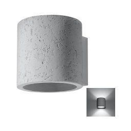 Aplică perete ORBIS 1xG9/40W/230V beton