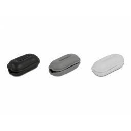 Set 3 bucati organizatoare/protectii cablu, Delock 18335