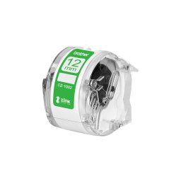 Etichete color Brother CZ-1002 originale pentru Brother VC-500W, tehnologie ZINK Zero Ink, 12 mm x 5 m