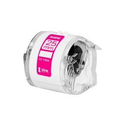 Etichete color Brother CZ-1004 originale pentru Brother VC-500W, tehnologie ZINK Zero Ink, 25 mm x 5 m