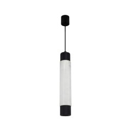 Candelabru pe o sfoară MARMURA ALB/NEGRU 1xGU10/8W/230V