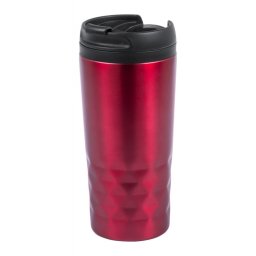 Cana termos, 310 ml, ø72×167 mm, Everestus, 20FEB15928, Otel inoxidabil, Rosu