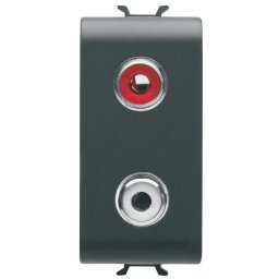 Priza audio/video RCA 1 modul Gewiss Chorus GW12453