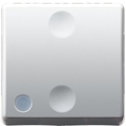 Intrerupator cap scara 2 module cu led (neinclus) Gewiss System GW20589