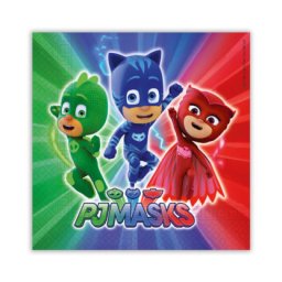 Set 20 servetele PJ Masks, multicolor